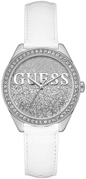 Guess Srebrny/Skóra Ø36 mm W0823L1