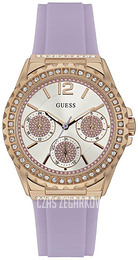 Guess Srebrny/Guma Ø40 mm W0846L6