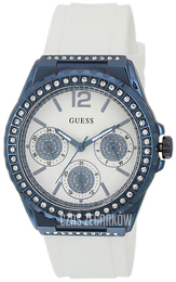 Guess Sporty Srebrny/Guma Ø44 mm W0846L7