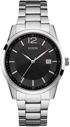 Guess Czarny/Stal Ø42 mm W0901G1
