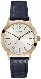 Guess Dress Srebrny/Skóra Ø39 mm W0922G7