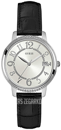 Guess Dress Srebrny/Skóra Ø36 mm W0930L2