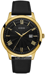 Guess Horizon Czarny/Skóra Ø46 mm W0972G2