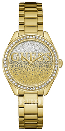 Guess Dress Wielokolorowy/Stal w odcieniu złota Ø36 mm W0987L2