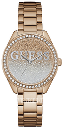 Guess Dress Wielokolorowy/Stal w kolorze różowego złota Ø36 mm W0987L3