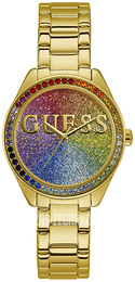 Guess Wielokolorowy/Stal w odcieniu złota Ø36.5 mm W0987L5