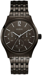 Guess Czarny/Stal Ø42 mm W0995G4