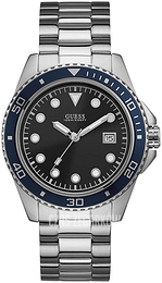 Guess Czarny/Stal Ø45 mm W1002G1