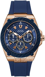 Guess Iconic Niebieski/Guma Ø45 mm W1049G2