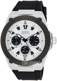 Guess Analog Biały/Guma Ø45 mm W1049G3