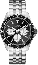 Guess Czarny/Stal Ø44 mm W1107G1