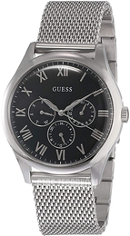 Guess Czarny/Stal Ø39 mm W1129G1