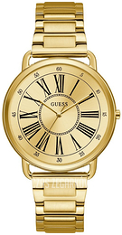 Guess Kennedy Żółte złoto/Stal w odcieniu złota Ø41 mm W1149L2