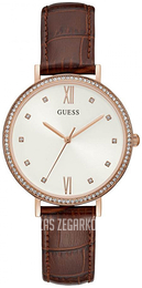 Guess Biały/Skóra Ø38 mm W1153L2