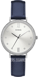 Guess Srebrny/Skóra Ø38 mm W1153L3