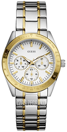 Guess Biały/Stal w odcieniu złota Ø36 mm W12083L2