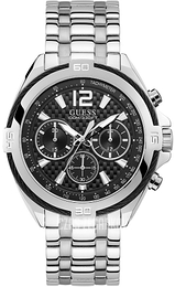 Guess Czarny/Stal Ø47 mm W1258G1