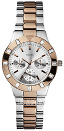 Guess Sporty Srebrny/Stal w kolorze różowego złota Ø40 mm W14551L1