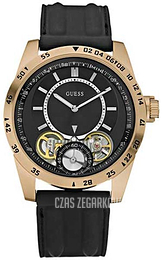 Guess Czarny/Skóra Ø46.6 mm W22515G1