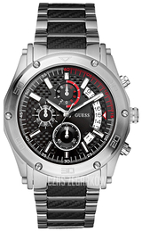 Guess Czarny/Karbon Ø45 mm W22519G1