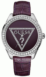 Guess Purpurowy/Skóra Ø37 mm W65006L4