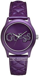 Guess Dress Purpurowy/Skóra Ø38 mm W70040L3