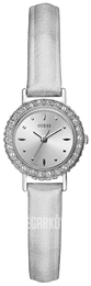 Guess Srebrny/Skóra Ø24 mm W80064L1