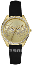 Guess Żółte złoto/Skóra Ø36 mm W85038L5