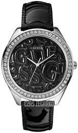 Guess Trend Czarny/Skóra Ø45 mm W85098L4