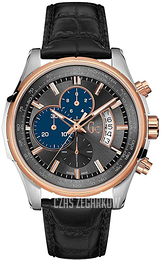 Guess Szary/Skóra Ø44 mm X81011G5S