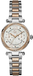 Guess Biały/Stal w kolorze różowego złota Ø32 mm Y06112L1
