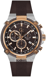 Guess Brązowy/Guma Ø44 mm Y24004G4