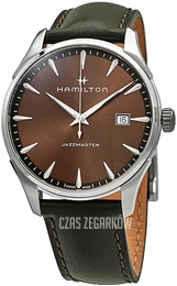 Hamilton Jazzmaster Brązowy/Skóra Ø40 mm H32451801