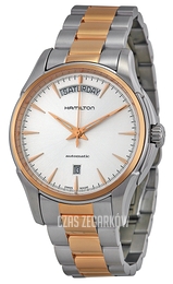 Hamilton American Classic Jazzmaster Szary/Stal w kolorze różowego złota Ø40 mm H32595151