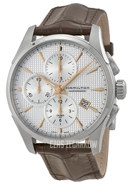 Hamilton American Classic Jazzmaster Srebrny/Skóra Ø42 mm H32596551