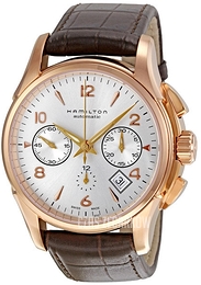 Hamilton American Classic Jazzmaster Srebrny/Skóra Ø42 mm H32646555