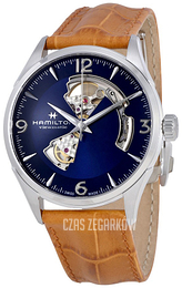 Hamilton Jazzmaster Niebieski/Skóra Ø42 mm H32705541