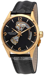 Hamilton Jazzmaster Czarny/Skóra Ø42 mm H32735731