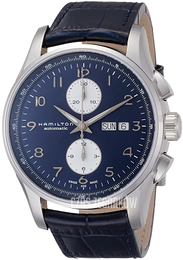 Hamilton Jazzmaster Niebieski/Skóra Ø45 mm H32766643