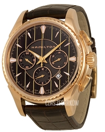 Hamilton American Classic Shaped Aquariva Brązowy/Skóra Ø44 mm H34646591