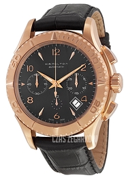 Hamilton American Classic Jazzmaster Seaview Czarny/Skóra Ø44 mm H37646795