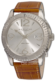 Hamilton American Classic Jazzmaster Srebrny/Skóra Ø47 mm H37755555