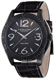 Hamilton American Classic Jazzmaster Czarny/Skóra Ø47 mm H37785685