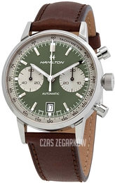 Hamilton American Classic Intra-Matic Zielony/Skóra Ø40 mm H38416560