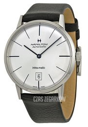 Hamilton American Classic Timeless Intra-Matic Srebrny/Skóra Ø38 mm H38455751