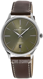 Hamilton Jazzmaster Zielony/Skóra Ø40 mm H38525561