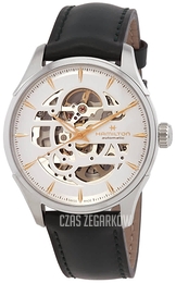 Hamilton Jazzmaster Skeleton Biały/Skóra Ø40 mm H42535810
