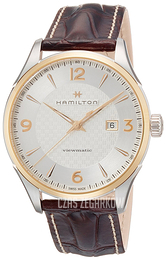 Hamilton Jazzmaster Srebrny/Skóra Ø44 mm H42725551