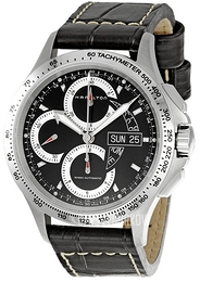 Hamilton Khaki Czarny/Skóra Ø42 mm H64616731