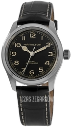 Hamilton Khaki Field Murph Czarny/Skóra Ø38 mm H70405730